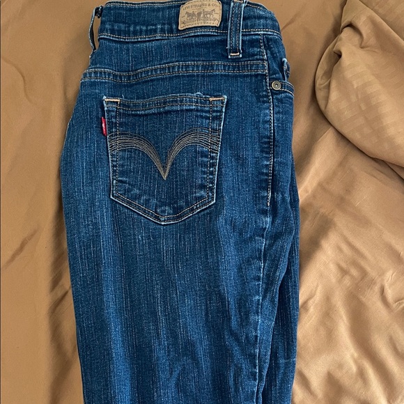 Levi's Denim - Levi's Dark Blue Straight Leg Jeans